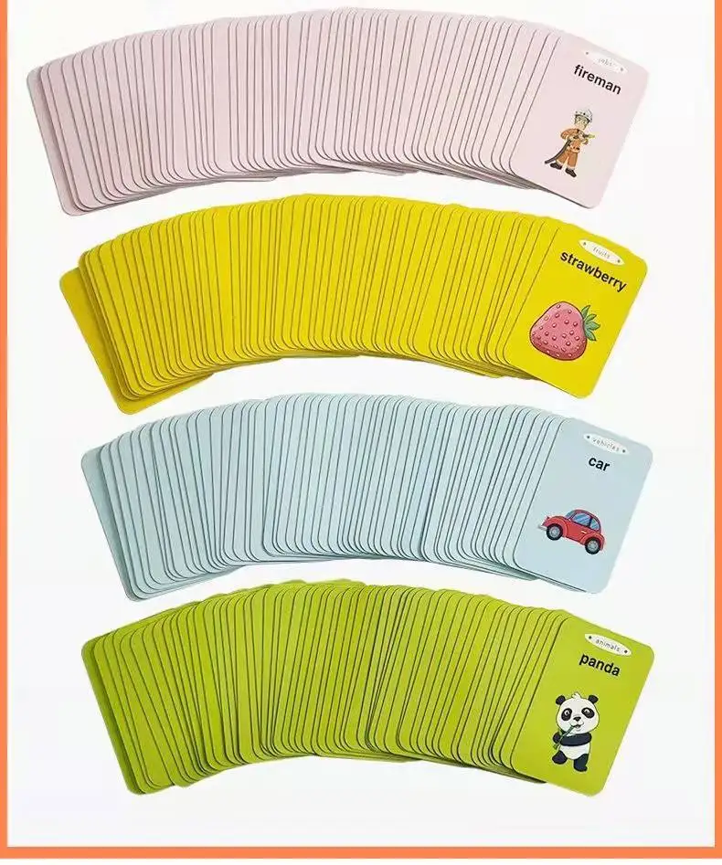 Обучающие игрушки, обучающие игрушки для детей, Подарочные игрушки, английские китайские карты, Игрушки для раннего развития, звуковая телефонная карта, флэш-карты