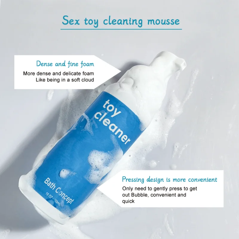 sexy geile dessous OEM Großhandel Hygiene-Sexspielzeug-Reiniger Schaum-Mousse Vegan  Tierversuchsfrei Sexspielzeug-Reinigungsspray Private Label  Sexspielzeug-Reiniger