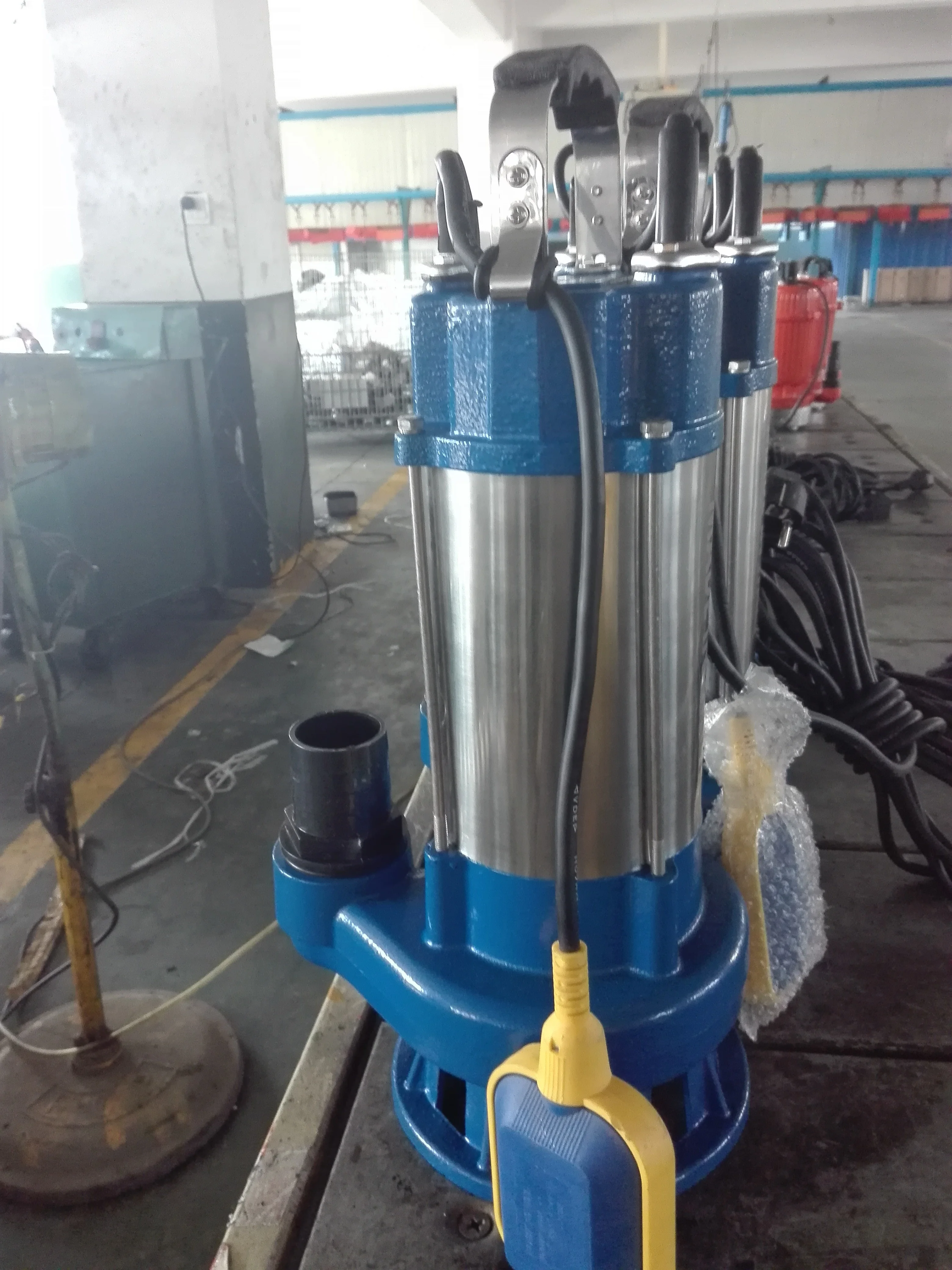 V1500B-F 2 дюймов 2HP 220V 500L/мин мойка высокого давления погружной центробежный насос для сточных вод всасывающий водяной с поплавковый выключатель