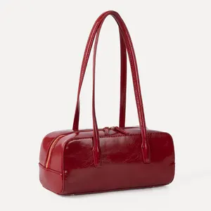 Customized Women'S Popular Trending Female Bags Ladies Pu Boston Shoulder Bag