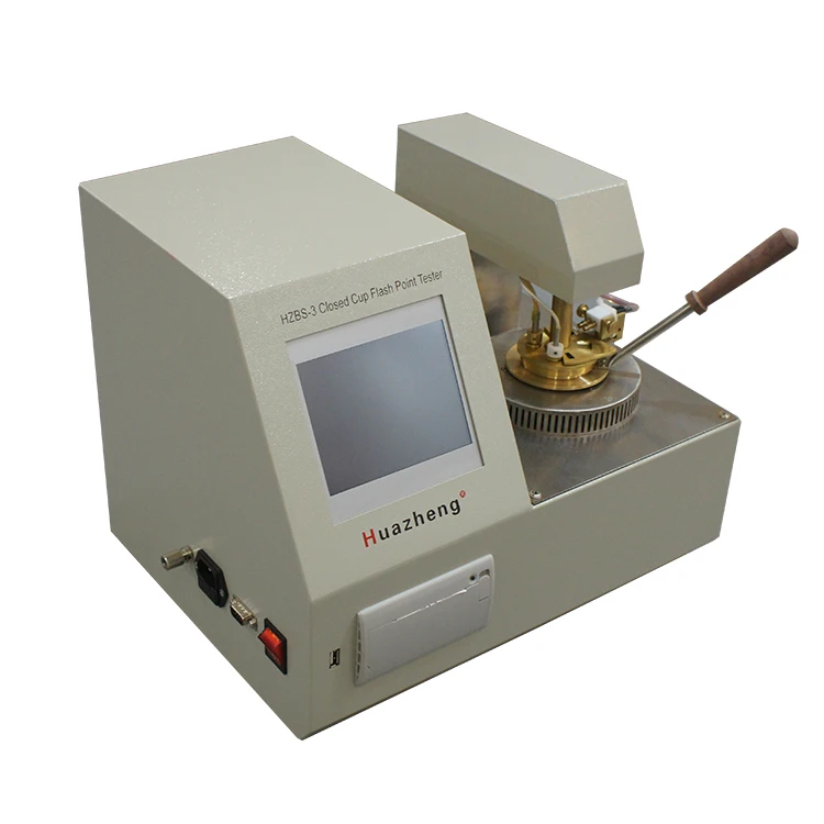Huazheng Electric oil flashpoint lab test equipment pensky-martens closed cup flash point meter automatic flash point apparatus