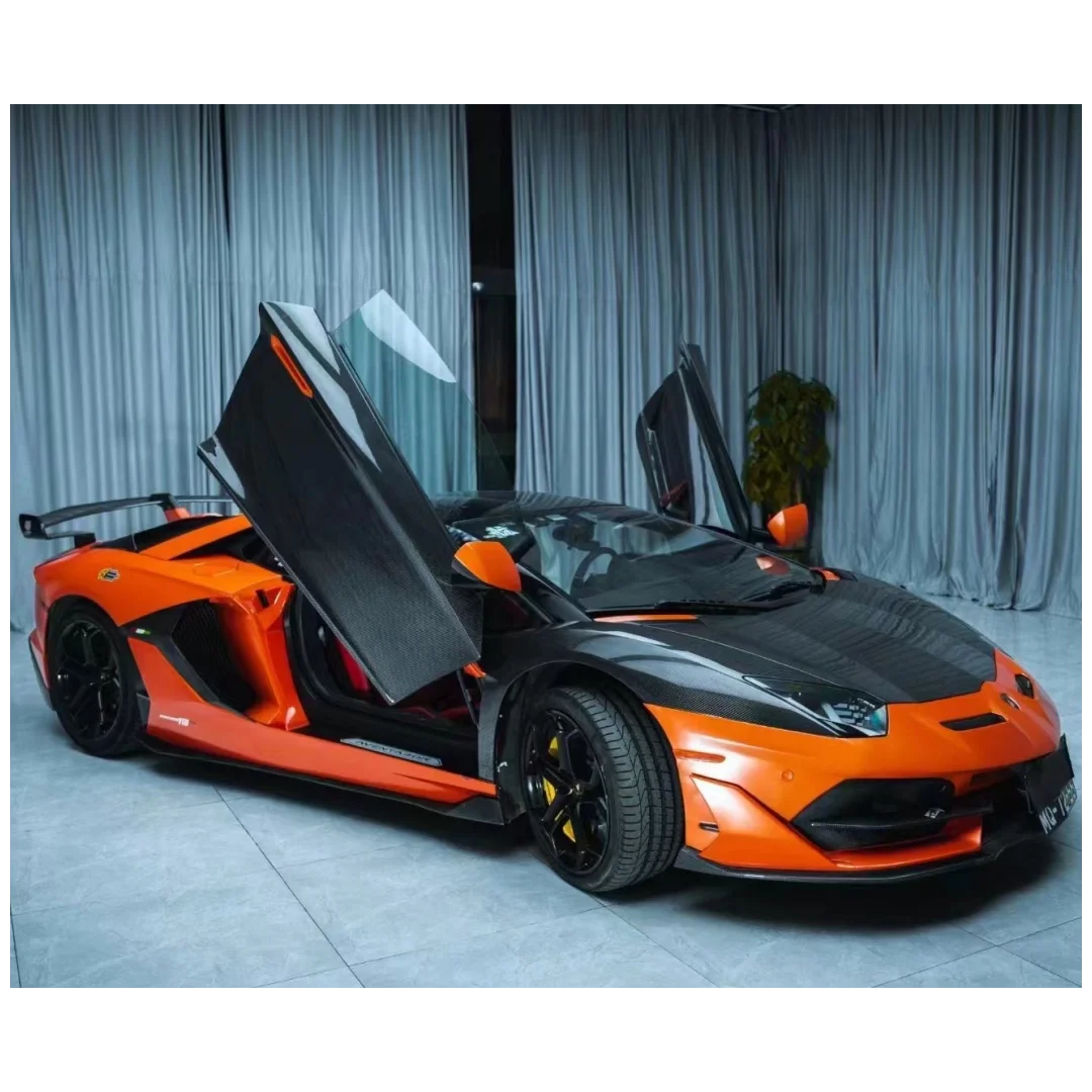 Dry Carbon Fiber Aventador SVJ Body Kit Rear Bumper Front Bumper for ...