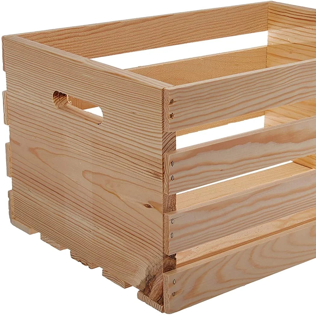 houseworks large crates & pallet wood crate, solid wood storage