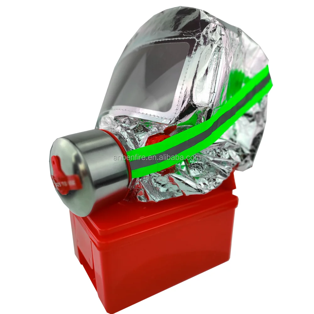 China Emergency Self Rescue Safety Escape Hood Fire Protection Smoke Resistant Hood for Sale Water Safety Product