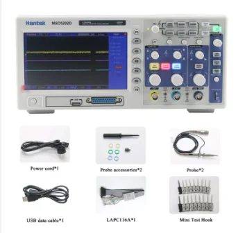 Hantek6254BD PC Based Handheld 4 Channel Oscilloscope with 250MHz 64K USB Arbitrary Waveform Generator
