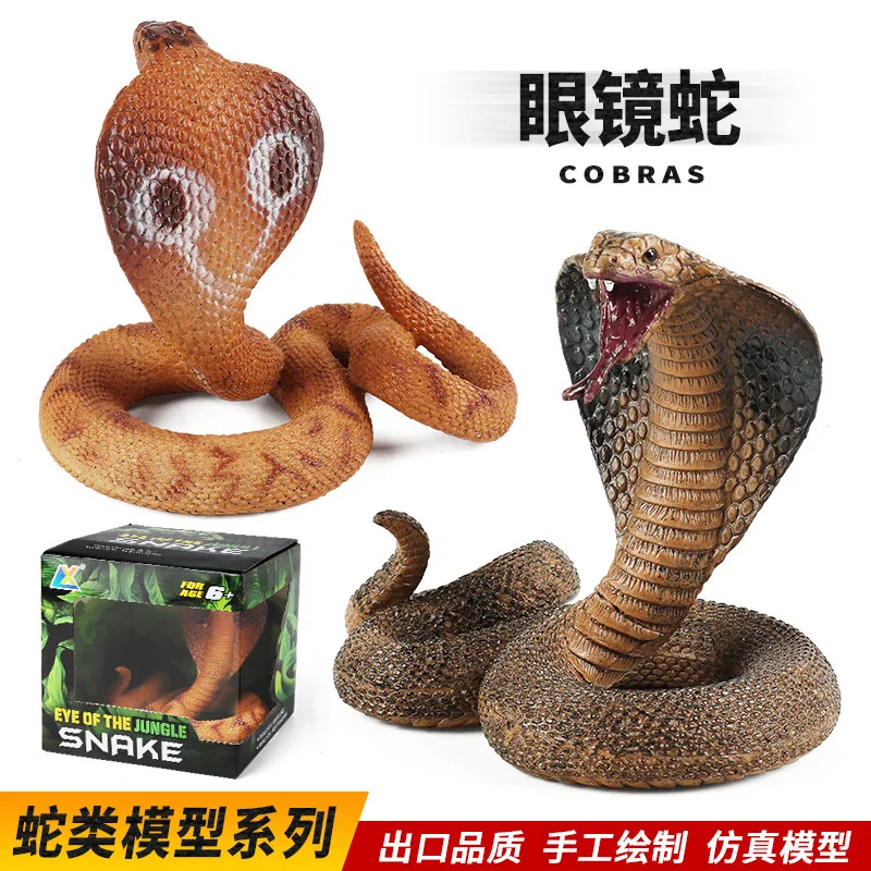 Serpenti Figure Python Kra Cobra Serpente Giocattoli Animali Modello Figurine di animali Action Figure Ciclo di va Giocattolo per bambini Gioco Regalo per bambini  26