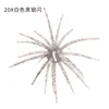 20 glitter bianco-nero-argento