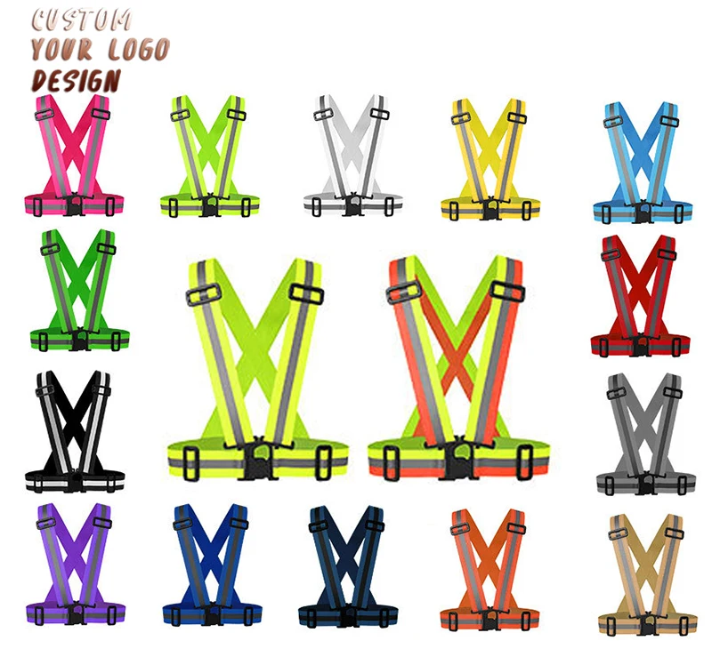 Safety Vest With Custom Logo Reflective Jacket Work Clothes Tape High Visibility Class 2 3 Construction Mesh Hi Vis Safety Vest