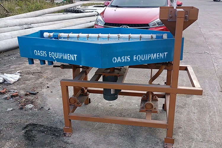 New Design Gold Mining Equipment Fiberglass Steel Gemini Shaking Table