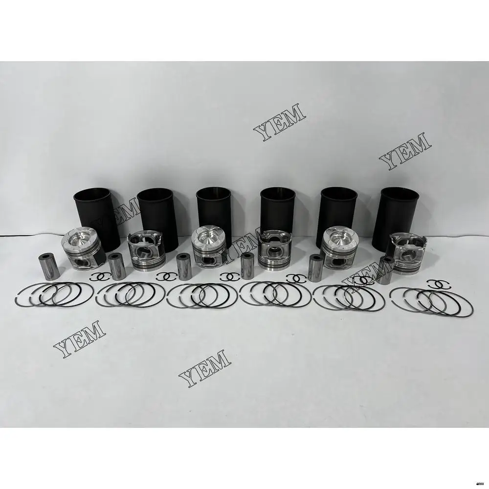 Hot Sale Cylinder Liner Kit With Cylinder Liner Piston Rings Set For Isuzu 6WG1