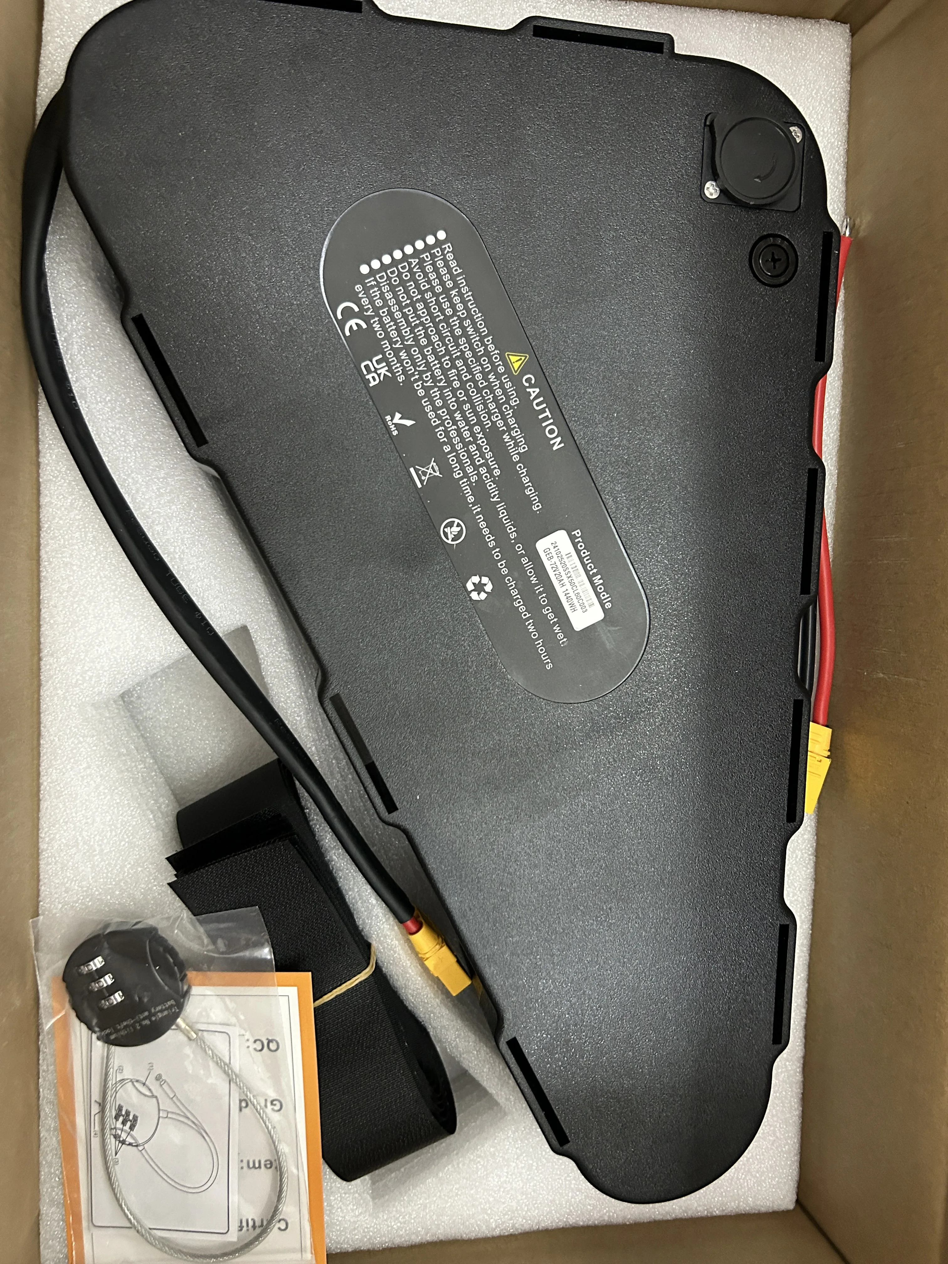 E-bike Kit with Triangle Hard Case Battery 52v  48v 1000w 1500w 2000w High Power Waterproof Battery for Electric Bike