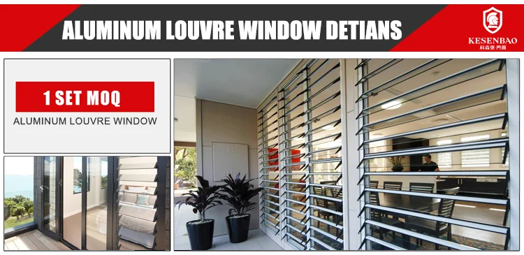 Modern Jalousie Window Glass Prices Aluminum Frame Adjustable Glass ...