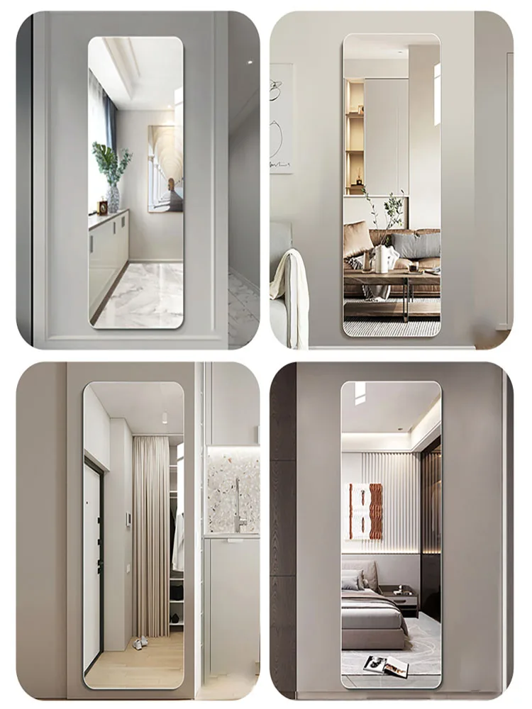 product factory supply frameless rectangular full length large long hang wall decorative wall mirror espejo-6