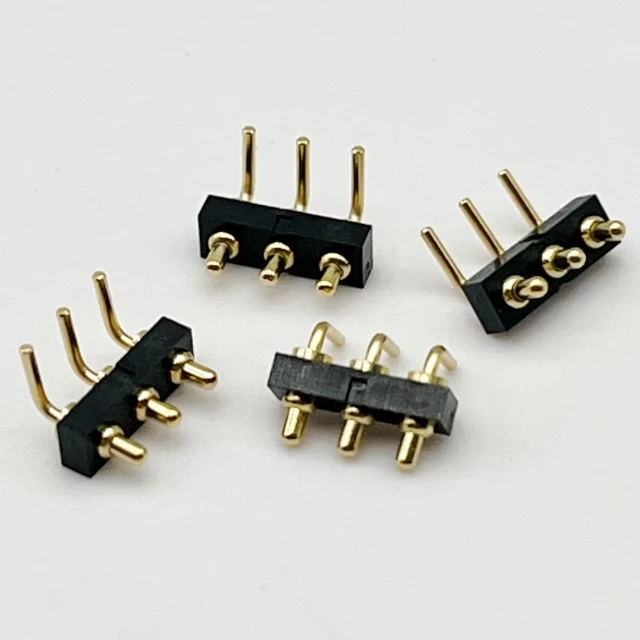 5pin Spring Loaded Debug Connector Spring Loaded Brass Pogo Pin Female SMD Type 2.54mm Pitch 5pin PCB ...