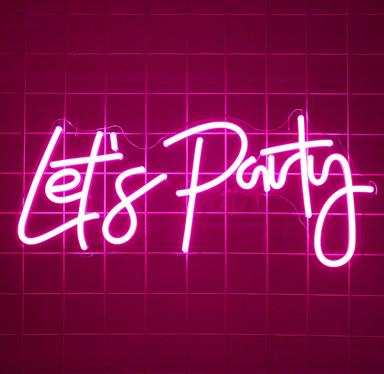 レッツパーティー　lets party 宴会　LEDネオンサイン　クリスマス会 レッツパーティー lets party 宴会 LEDネオンサイン クリスマス会