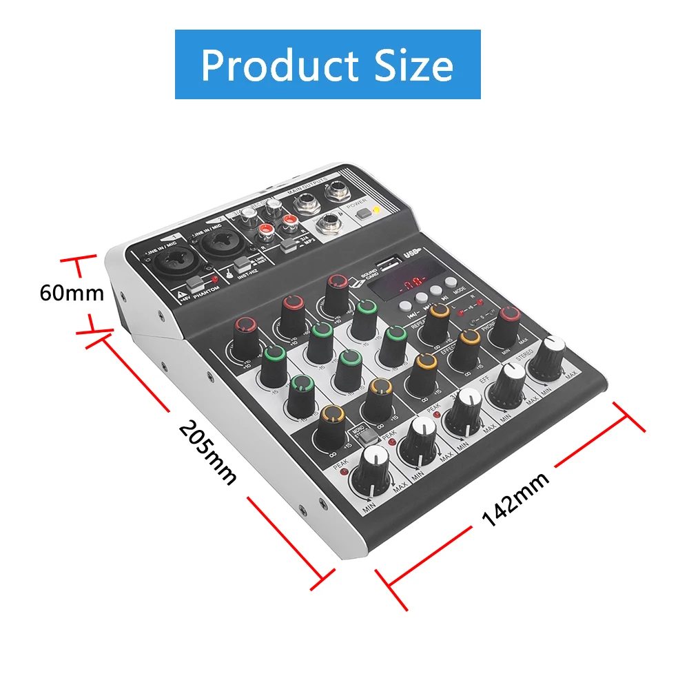 アナログミキサー 4チャンネル USB対応 ART USB Mix 4 インターネット配信に最適な4 チャンネル