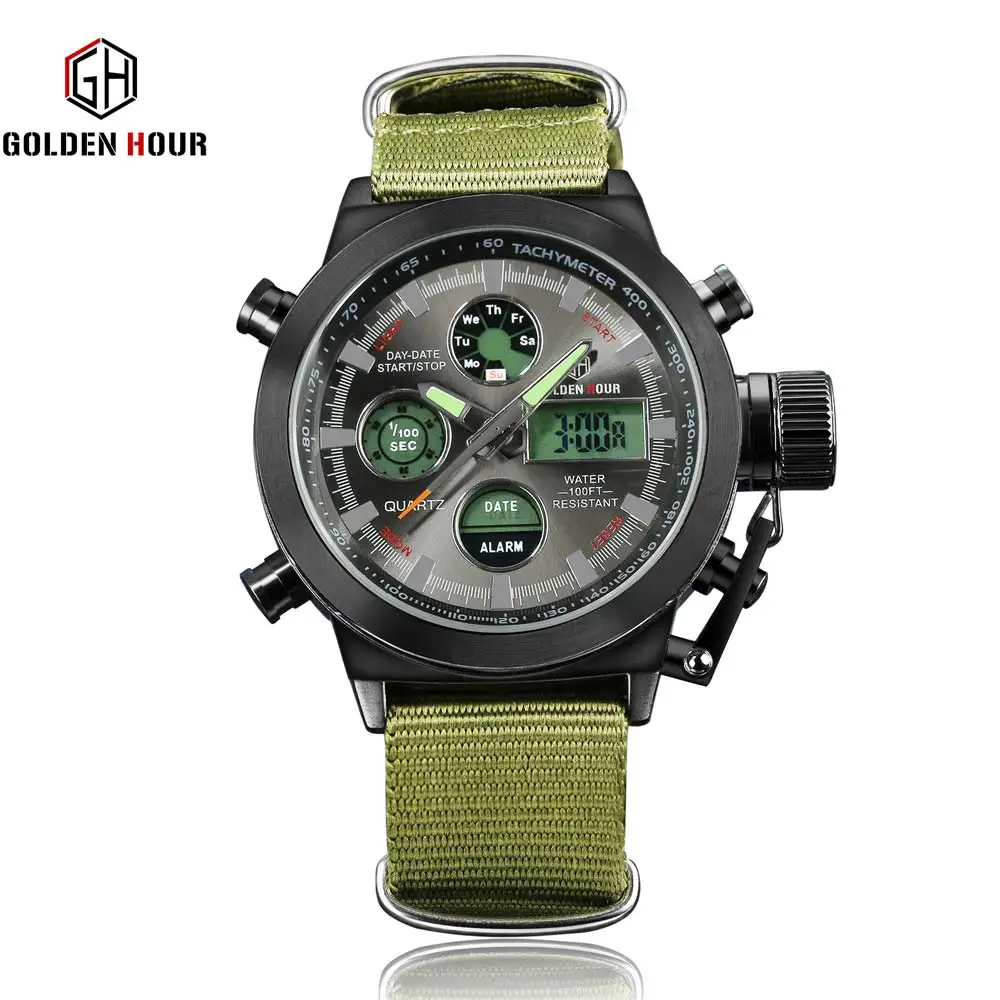 Golden hour hot sale military watch