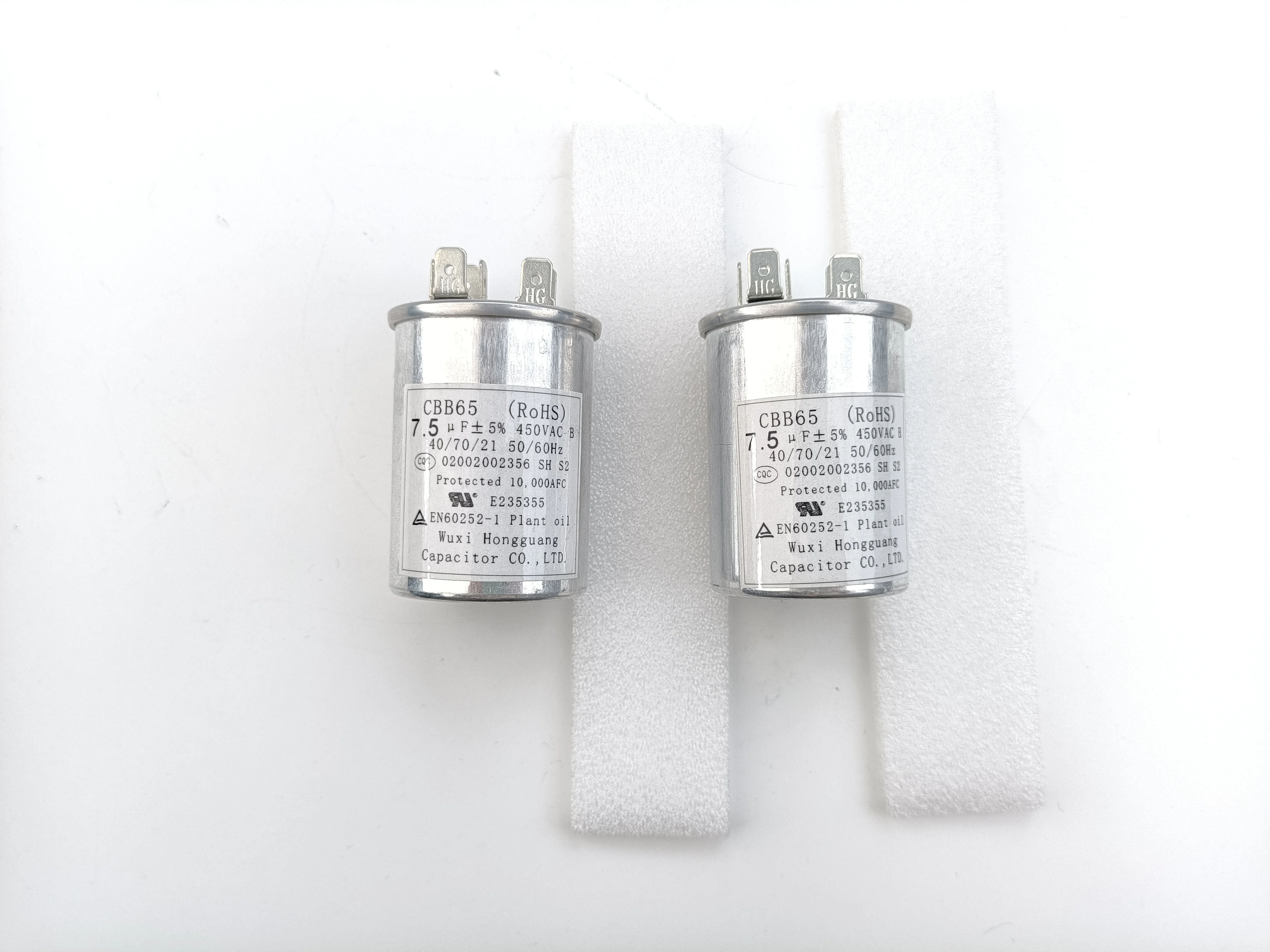 High Quality Cbb65 Capacitor Power Control Motor Capacitor for Compressor Air Conditioner ThinFilm Capacitor