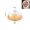 Clear 24cm rotatable