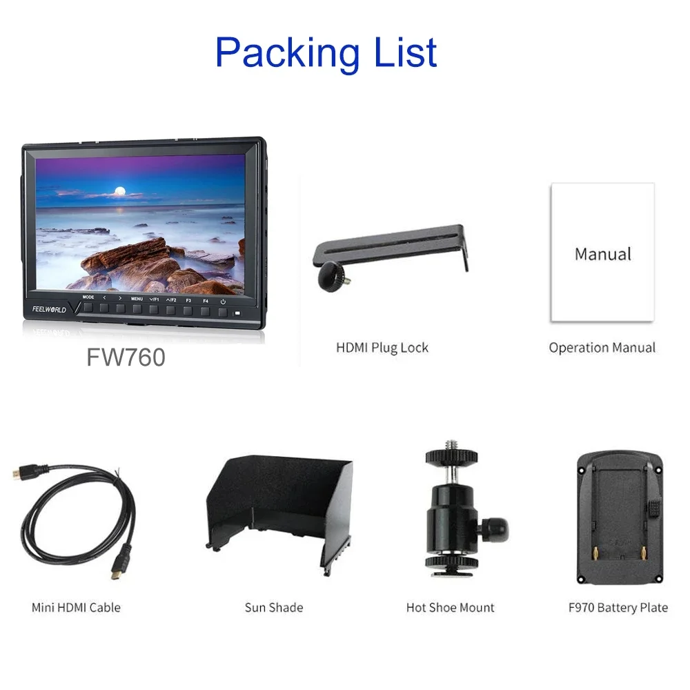 feelworld fw760 7 inch ips 4k| Alibaba.com