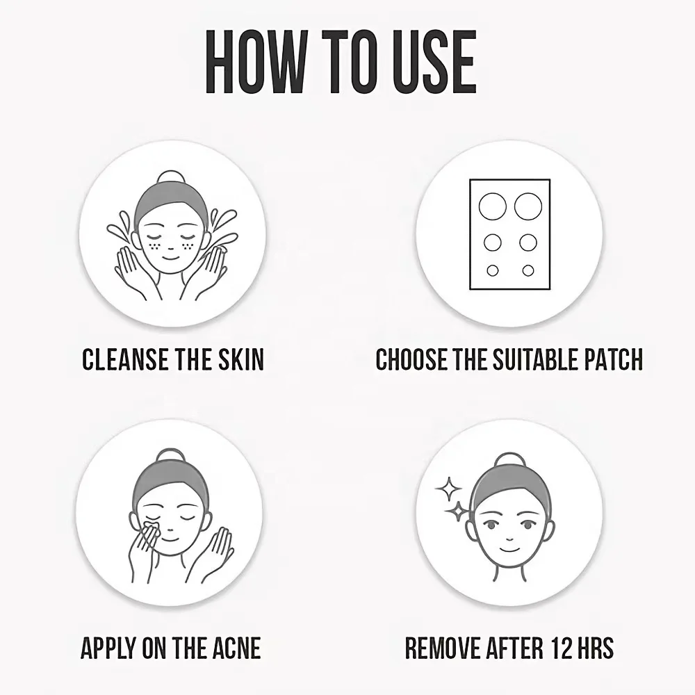 PDANY Customized Pimple Patches for Face Hydrocolloid Acne Pimple Patch Skin Care Covering Zits and Blemishes Spot Stickers
