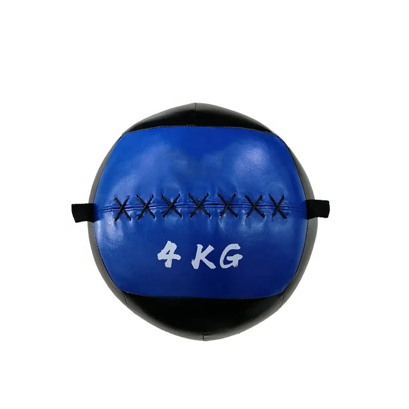 Ballon Lesté 20 Lbs (9 Kg) Noir En Caoutchouc PVC - Pour Exercices De Fitness Et Renforcement