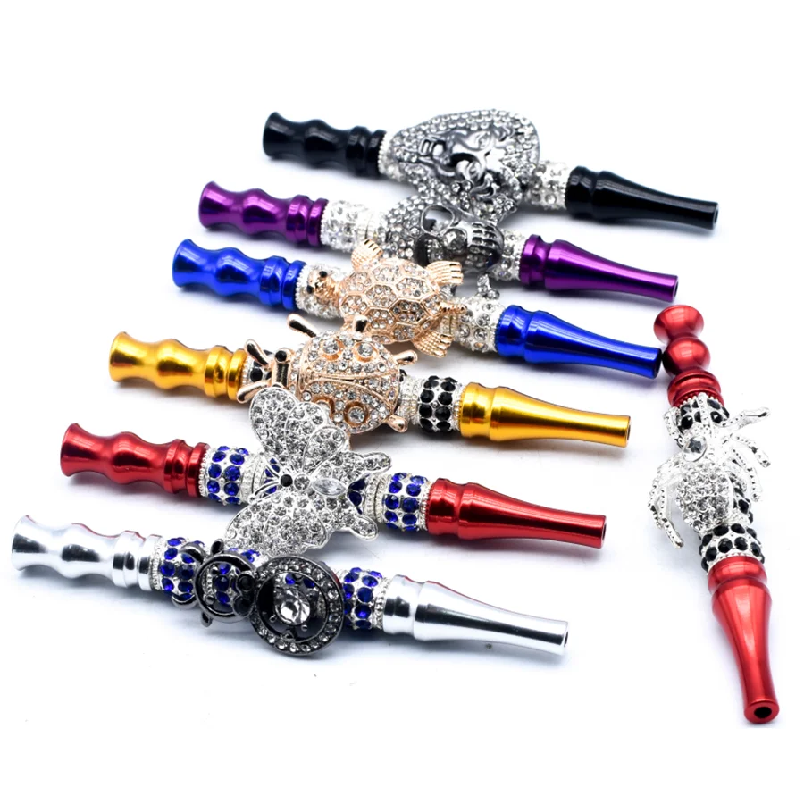 Wholesale Shisha Hookah Mouth Tips Diamond Jewelry Animal Design Shisha
