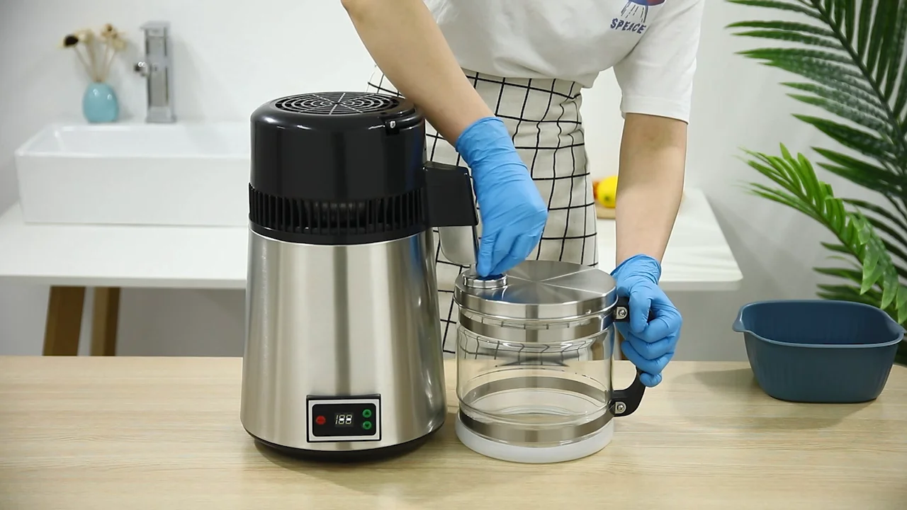 1 Gallon Home Water Distiller 4l Table Desktop Alcohol/oil Distiller Machine Buy For Home