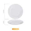 Platos planos de 9 pulgadas [40 por caja]