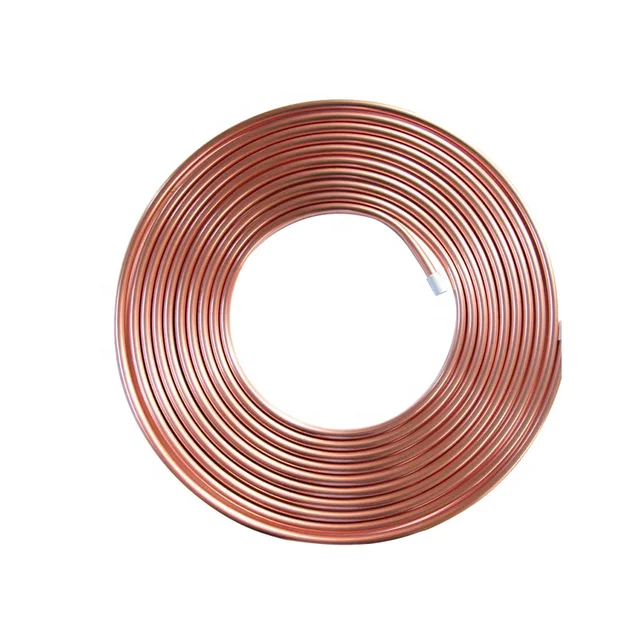 C10100 c11000 c12200 air Conditioners Refrigeration copper tube copper pipes copper pancake coil 1/4"x0.45mmx15m