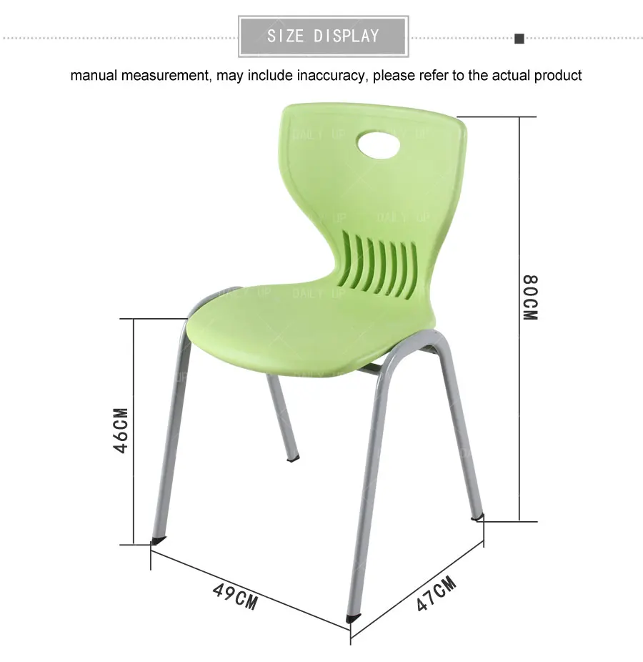 Stackable School Study Chair Student Classroom Training Chair Reading Room Library Chair For Meeting Conference College