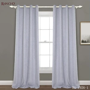 Rideaux Maison Soild Color European Blackout Fancy Living Room Curtains Online Luxurious