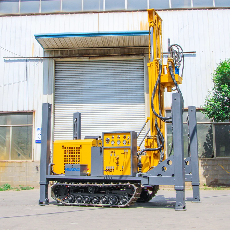 200 Meter Water Well Drilling Rig Portable Deep Well Rotary Crawler ...