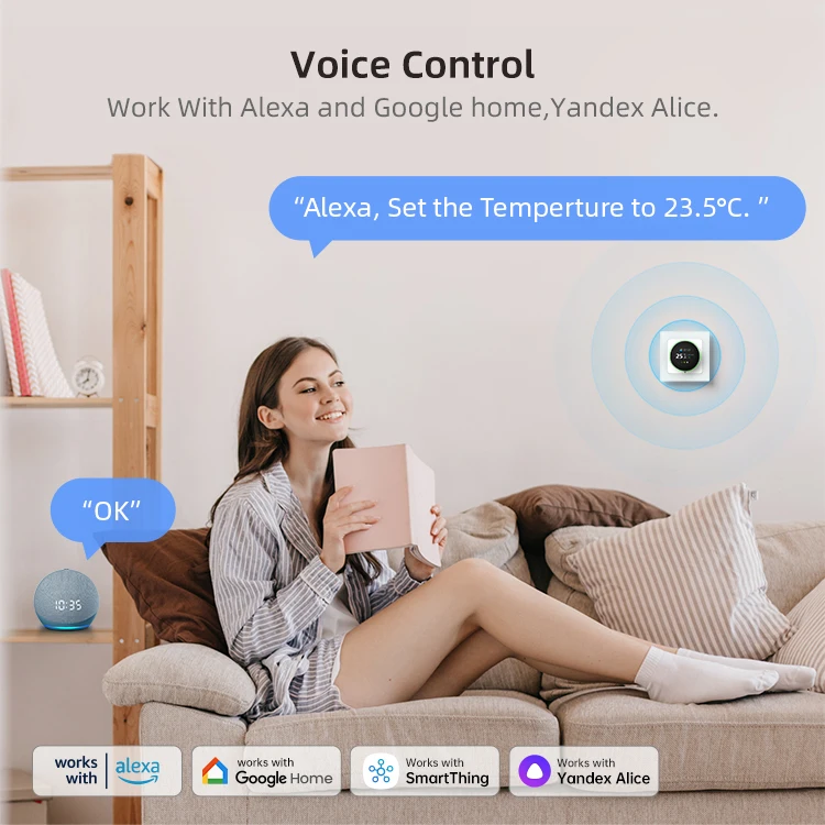 AVATTO Wifi Wireless Thermostat Smart Room Temperature Controller Water Heater/Gas Boiler/Electric Underfloor Heating Thermostat