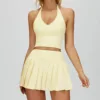 Tank tops+ Skirts- Yellow