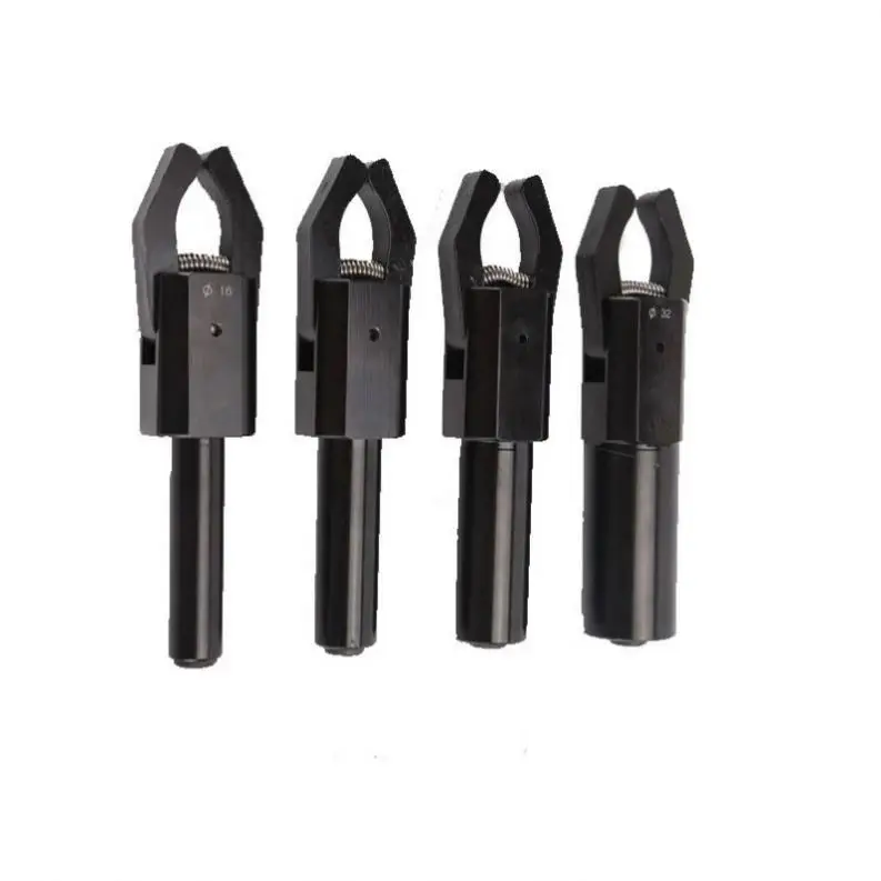 TEBAK CNC Lathe Bar Puller Lathe Automatic Bar Puller Claw Pull Clamp Feeder 16 20 25 32 Round/Square Shank Clamping