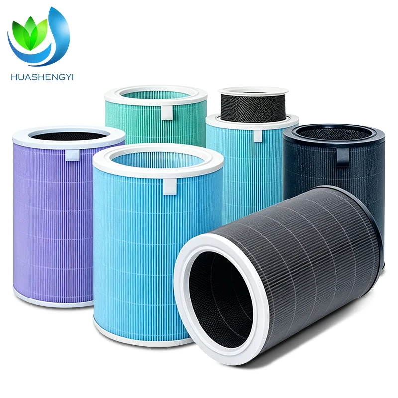 High Quality Cylinder HEPA Filter Air Purifier Spare Part HEPA Carbon Filter Air Filter for Home Replacement Fit for Xiaomi Mi