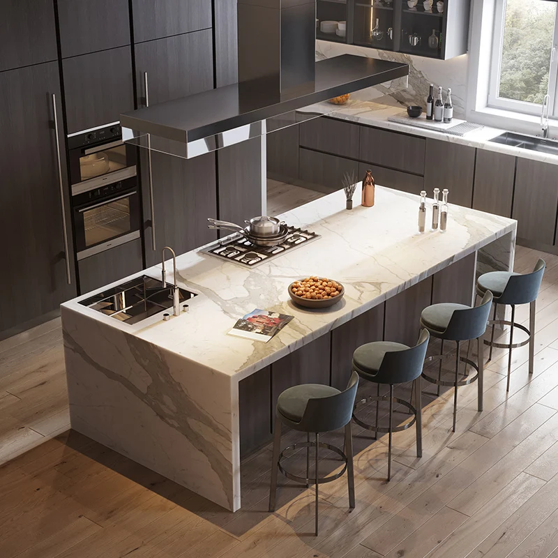 CBMmart Customized Modular Modern Lacquer Cabinets Kitchen Cabinet Design Accessories Cuisine