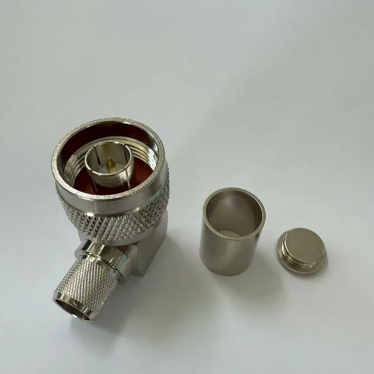 product factory supply n c jw7 rf connector n male angle connector crimp rg213 rg8 400-3