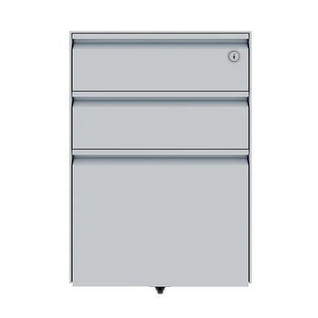 Employee Small Narrow Office Black Drawer Handle Professional Service Keys Craft Storage Cabinet Underdesk