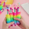 6 colors-dark ribbon cartoon head