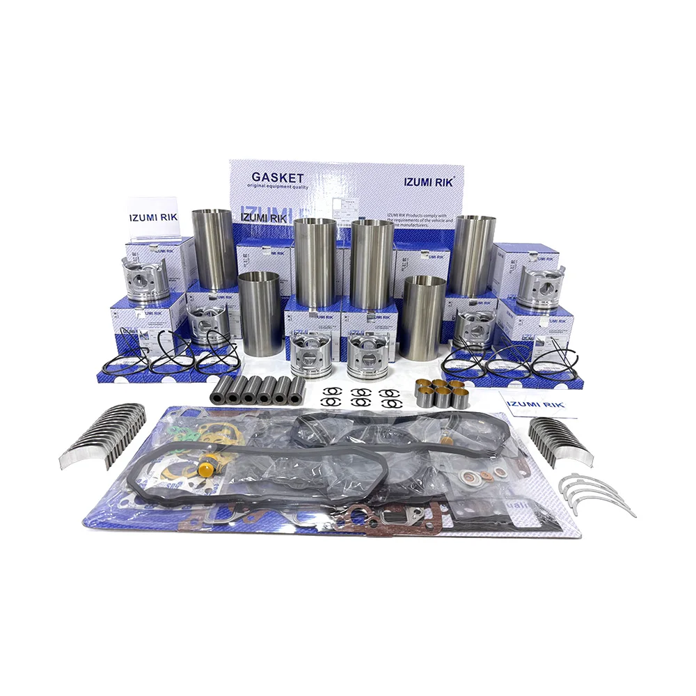 IZUMI RIK 14Z, 15Z, 1FZ, 1HD Тығыздағыштары бар күрделі жөндеу жинағы, түпкі және шатун подшипниктері тіреуіш шайбамен Toyota үшін