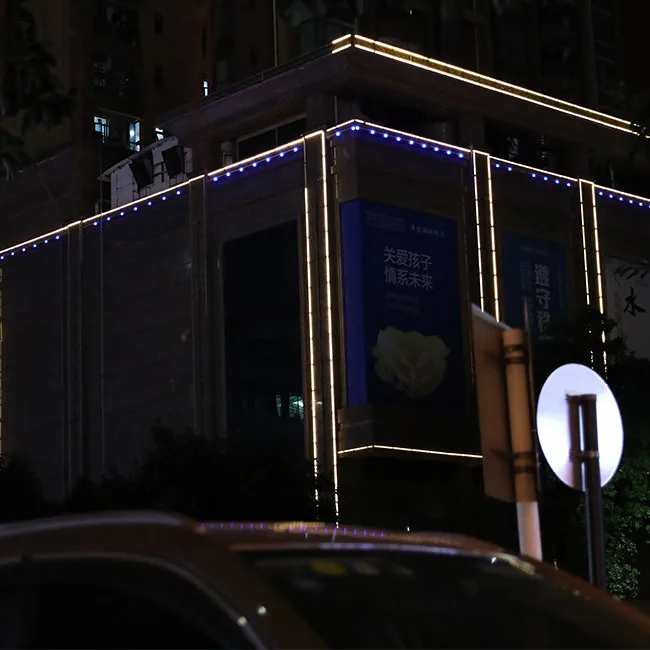 Dj Strip Facade  Dmx Control Point Module Rgbw Diameter 40Mm Dmx512 Led Pixel Dot Light