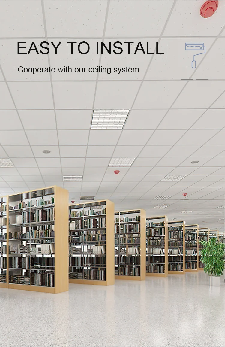 PVC Ceiling Panel and Gypsum Board Ceiling in 595x595mm 600x600mm 603x603mm Sizes with Moisture Fireproof and Easy Installation