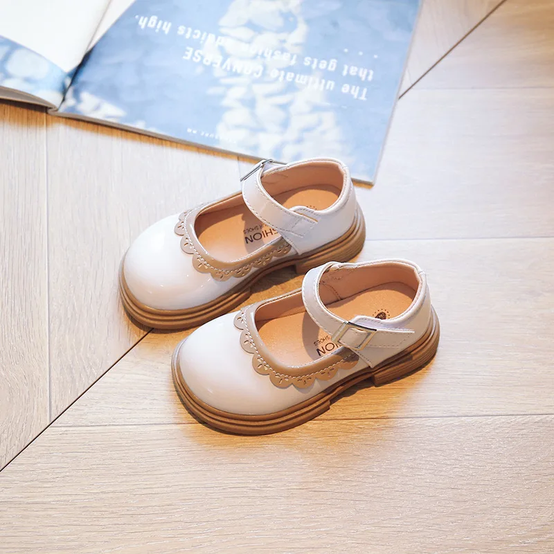 Girls shoes 2024 new spring and autumn children princess shoes 