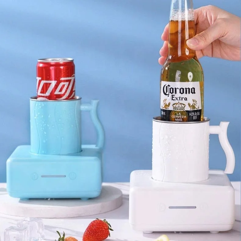 Minimalist Design Compact Portable Quick Cooler Cup Office Cold Drink Freedom Low Consumption Energy Saving 4