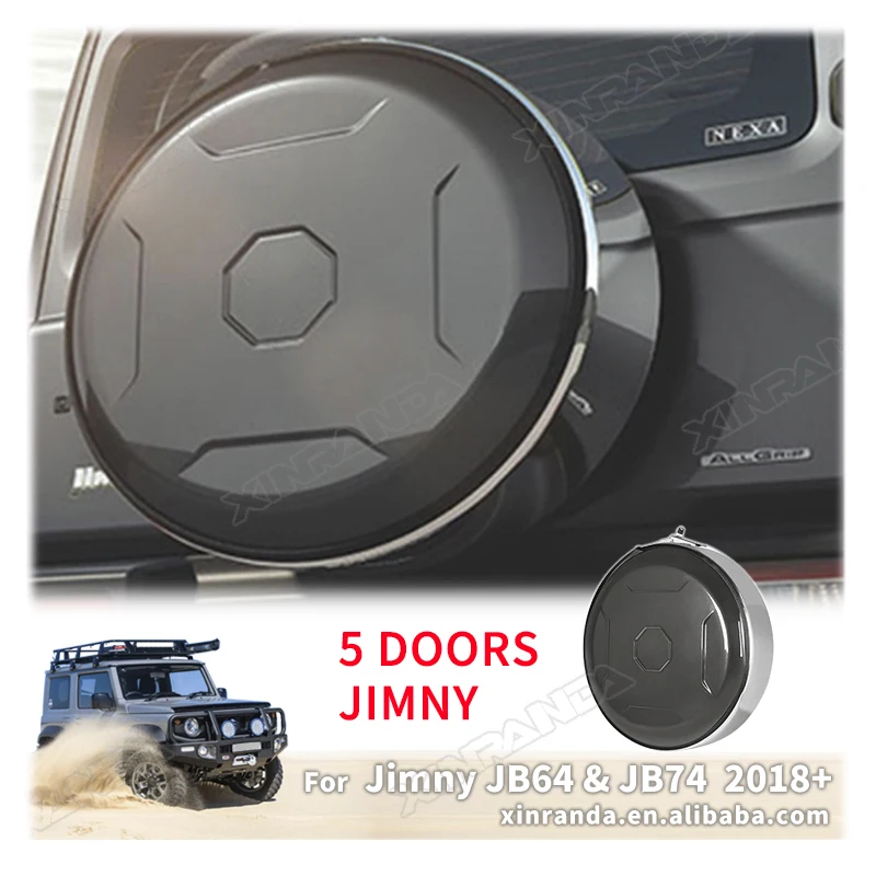 Jimny 5 Doors Spare Tire Cover For Suzuki Jimny Jb74w Jb64w Jb74 Jb64 2018 2019 2020 2021 2022