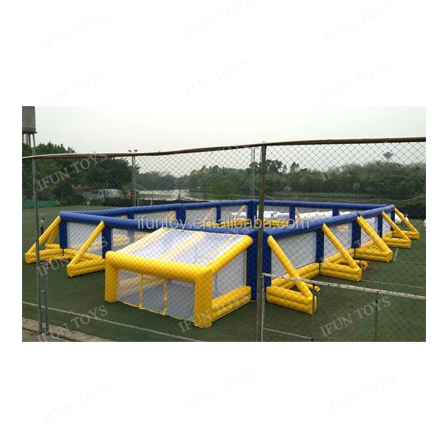 Large Inflatable Paintball Netting Arena Inflatable Paintball Field For