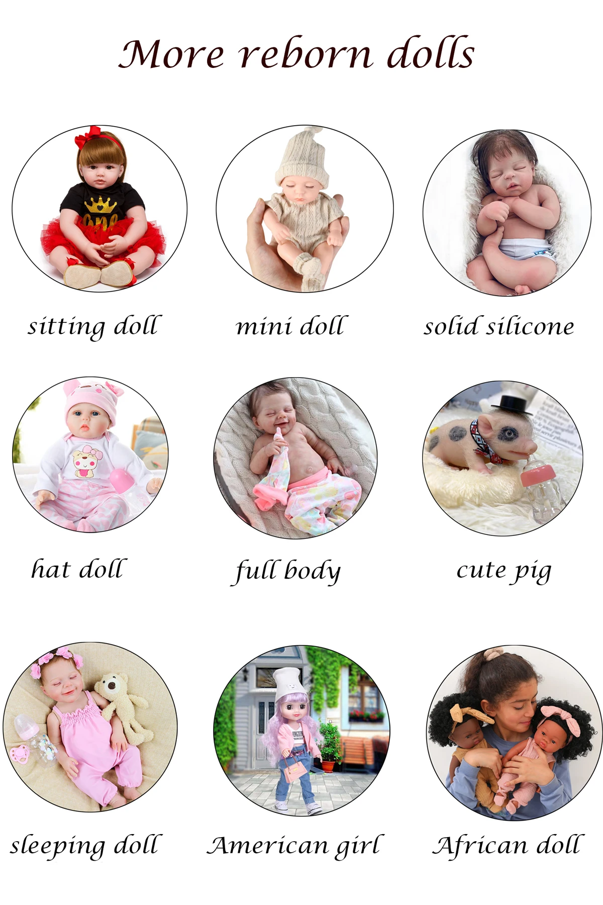 2022 new reborn dolls silicone doll mini full body solid silicone baby  reborn realistic baby doll| Alibaba.com