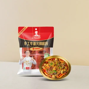 Reliable Supplier Offers Hot Pot Seasoning Base Spicy Cooking Mix Paste in Bag Packaging Stable Retail Distribution